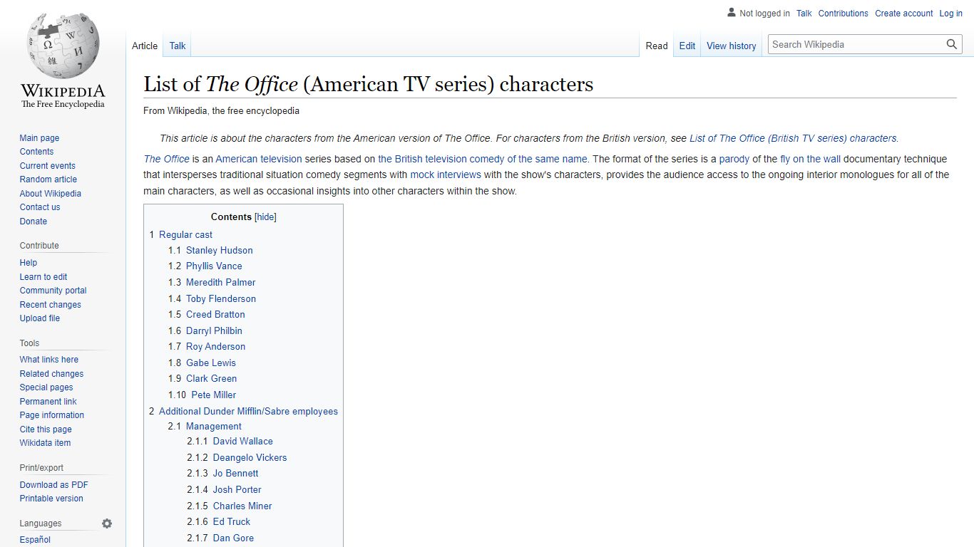 List of The Office (American TV series) characters - Wikipedia